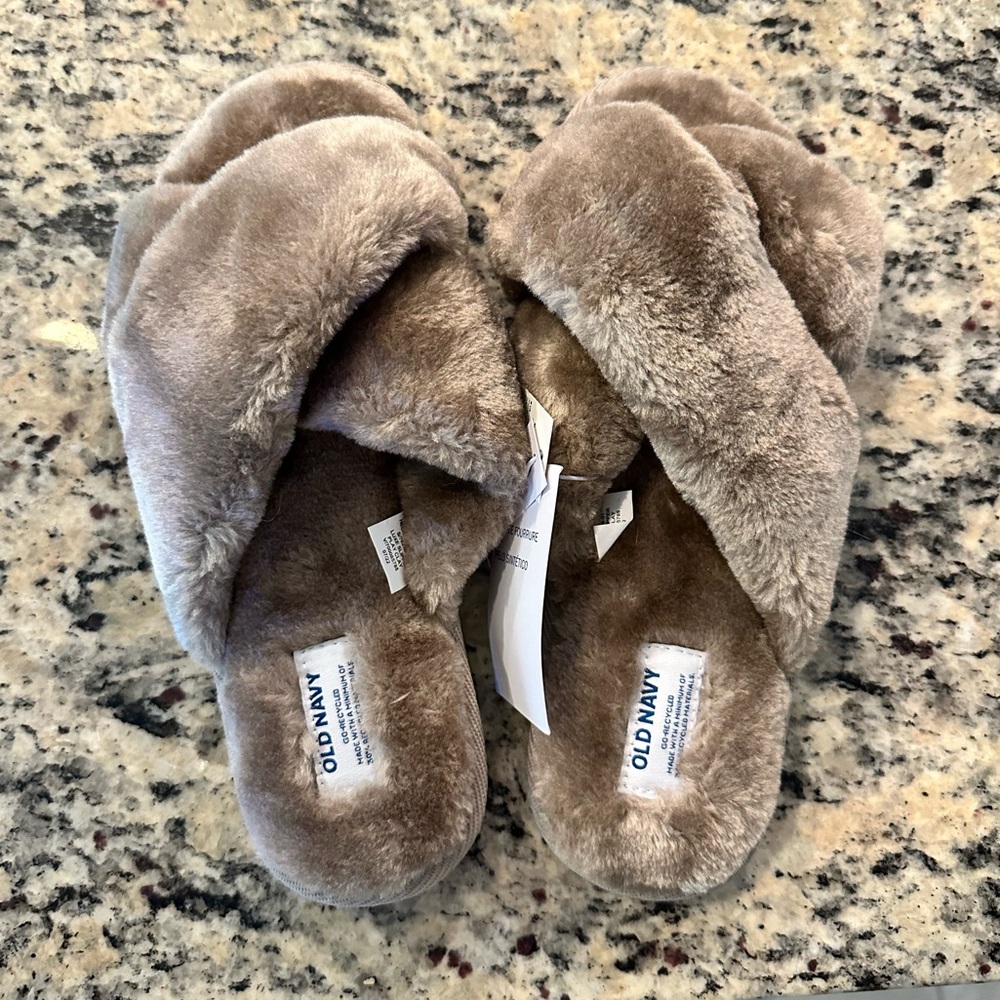 Old Navy Fuzzy Slippers